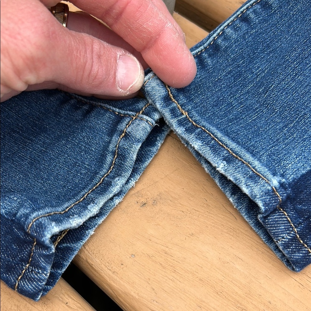 Athleta Blue Skinny Jeans with Stretch - Picture 4 of 7